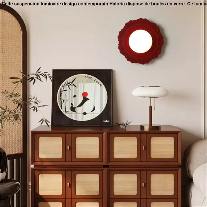 Applique murale contemporaine et originale en forme de fleur