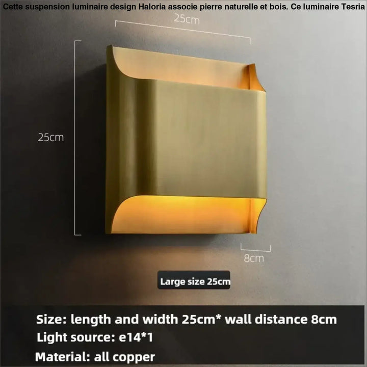 Applique murale design noir led éclairage ambiance