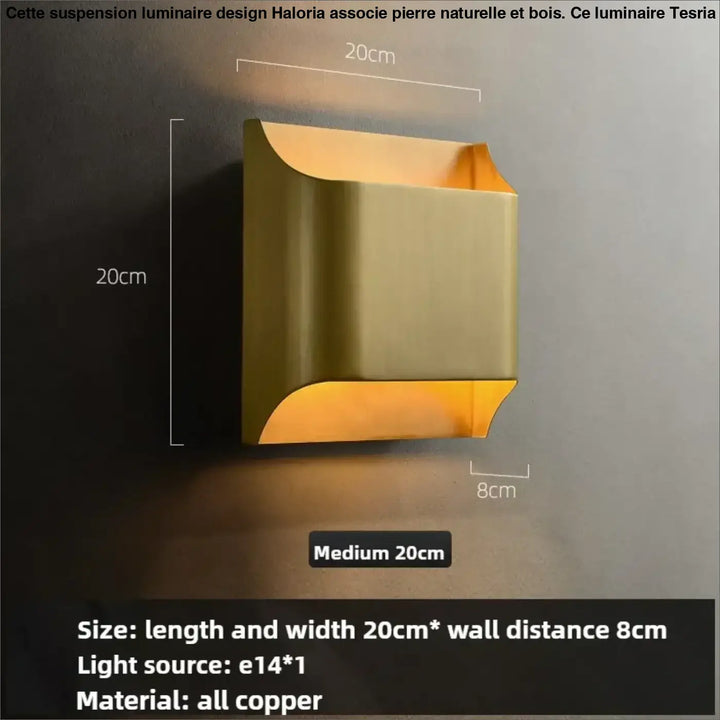 Applique murale design noir led éclairage ambiance