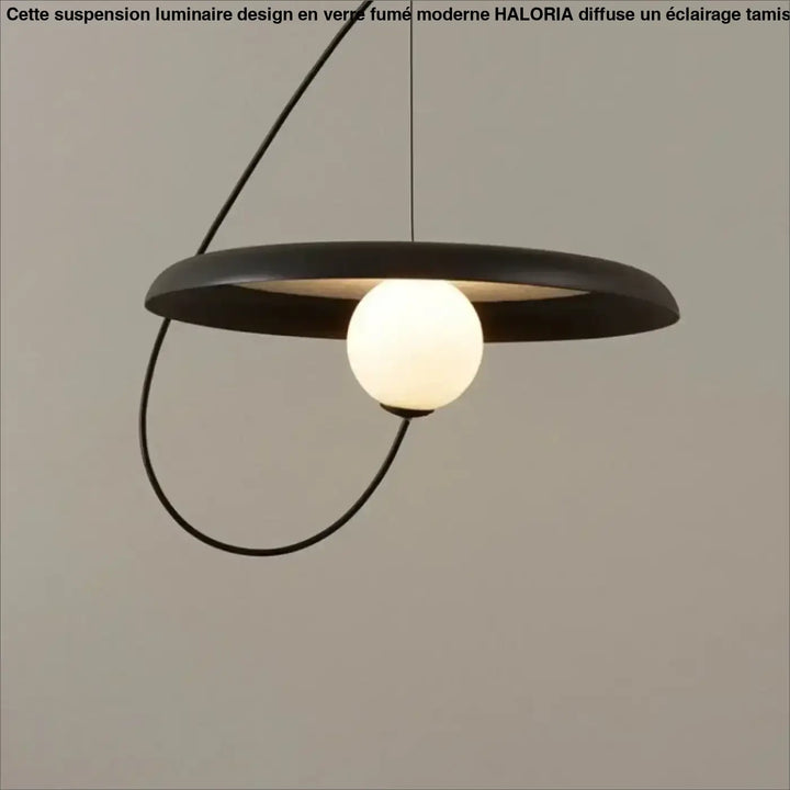 Suspension led avec design unique et éclairage doux élégante