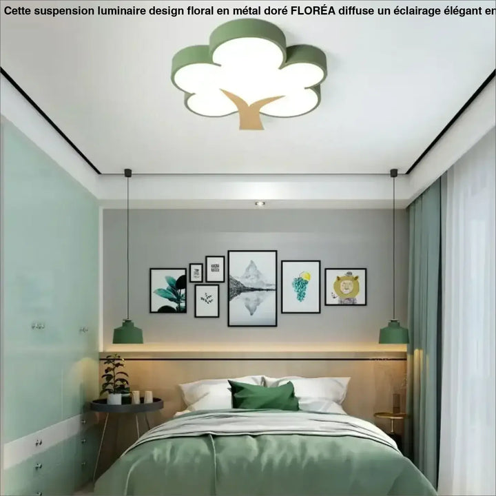 Plafonnier design arbre moderne et écologique ambiance chic