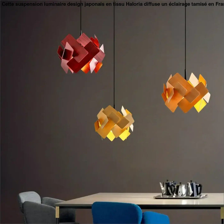 Suspension design sculpturale led style contemporain chic