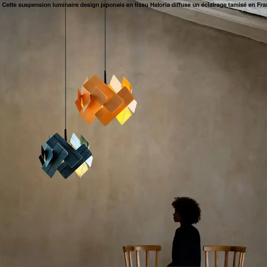 Suspension design sculpturale led style contemporain chic