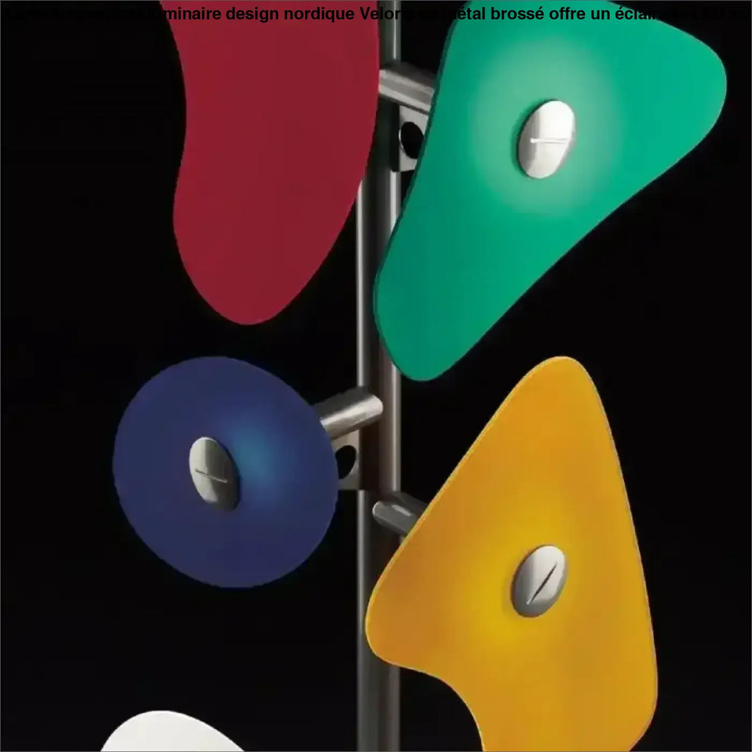 Lampadaire coloré artistique moderne pour déco créative