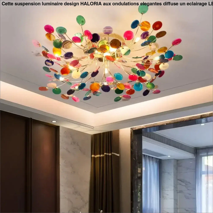 Plafonnier créatif multicolore design chic élégant