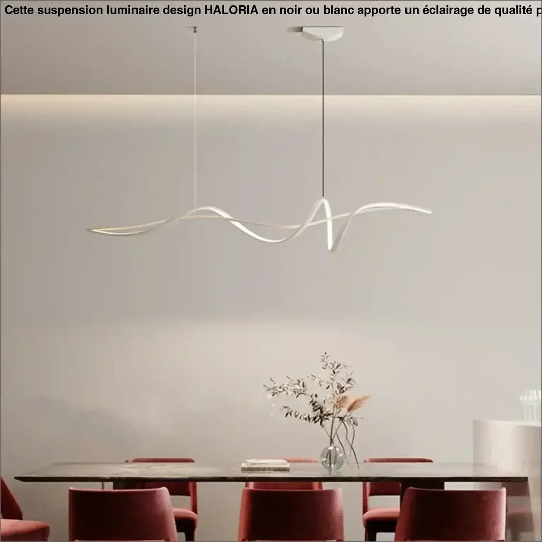 Suspension Luminaire Design Pour Salle À Manger Forme Sinusoïdale