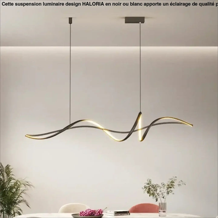 Suspension Luminaire Design Pour Salle À Manger Forme Sinusoïdale