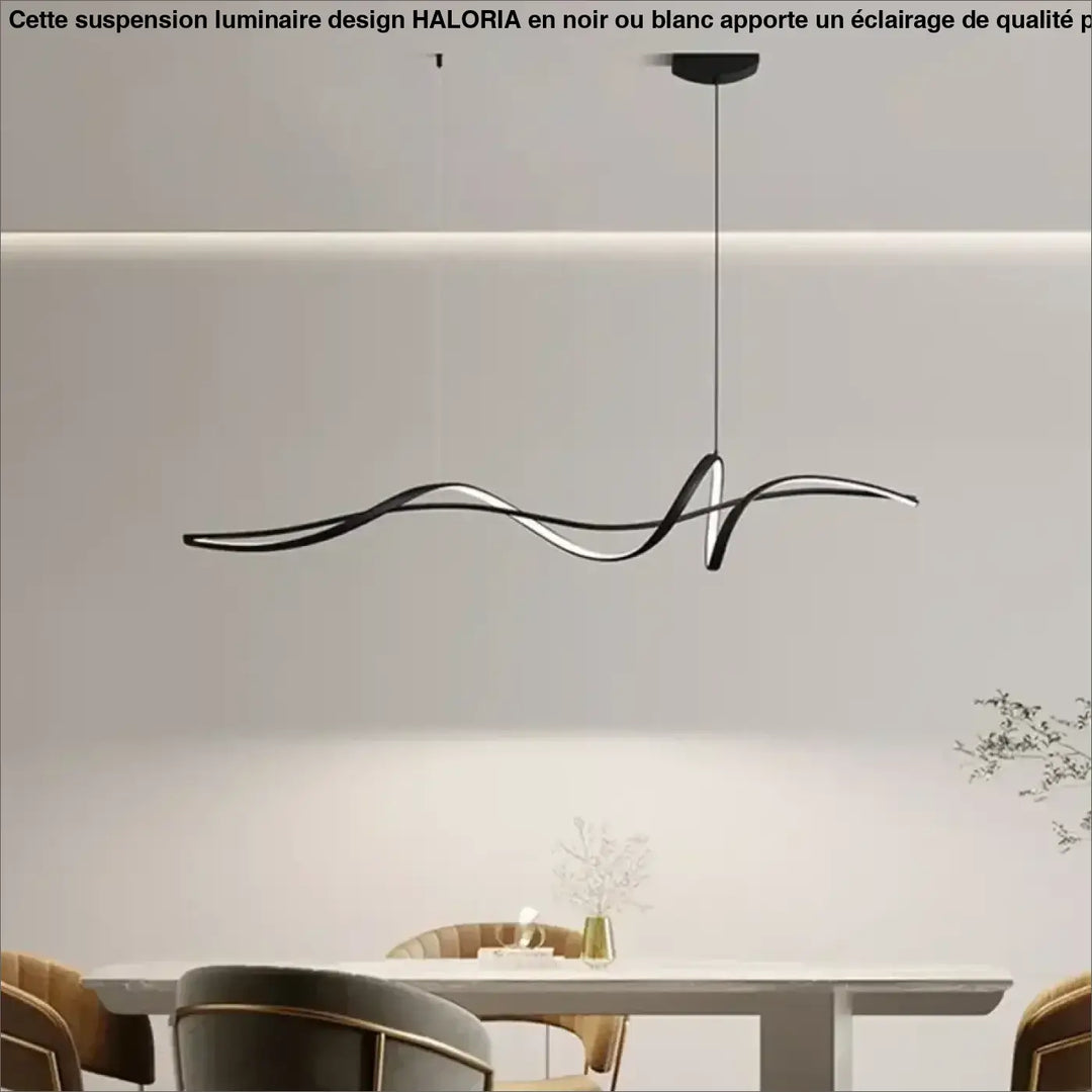 Suspension Luminaire Design Pour Salle À Manger Forme Sinusoïdale