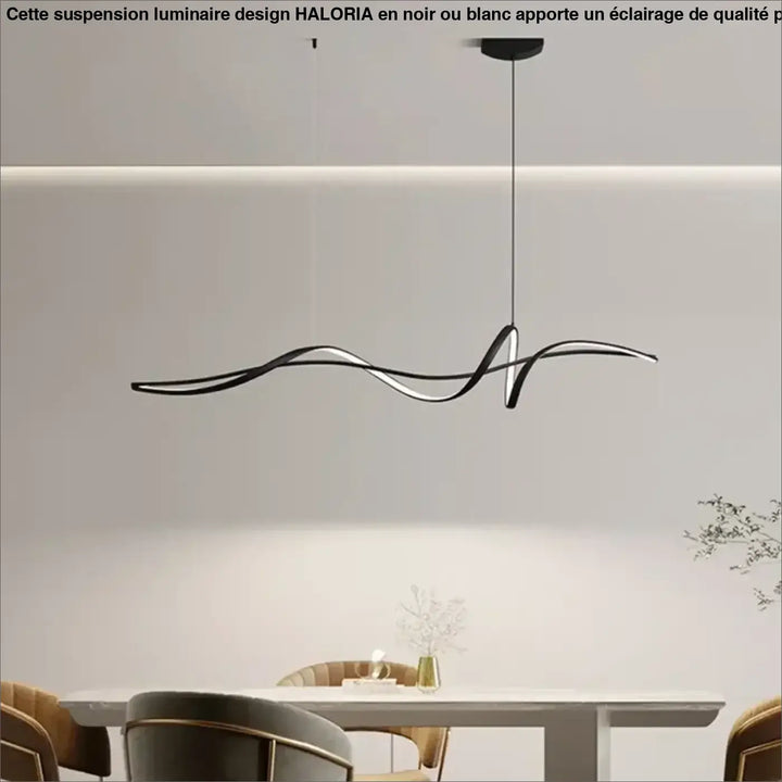 Suspension Luminaire Design Pour Salle À Manger Forme Sinusoïdale