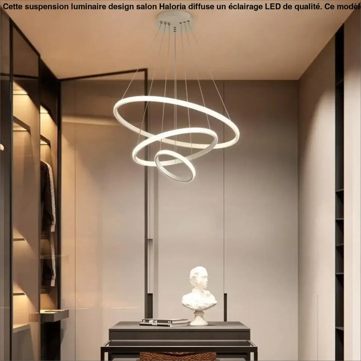 Suspension Luminaire Design Spirale Acrylique