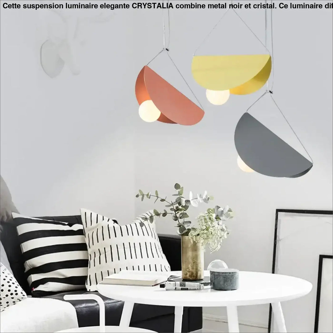 Suspension design moderne en métal originaux Style Élégance