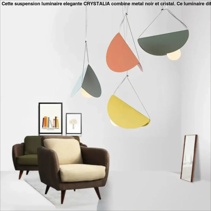 Suspension design moderne en métal originaux Style Élégance