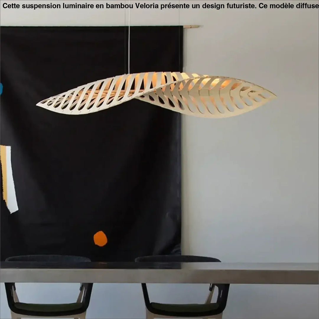Suspension Luminaire Au Design Futuriste Style Naturel