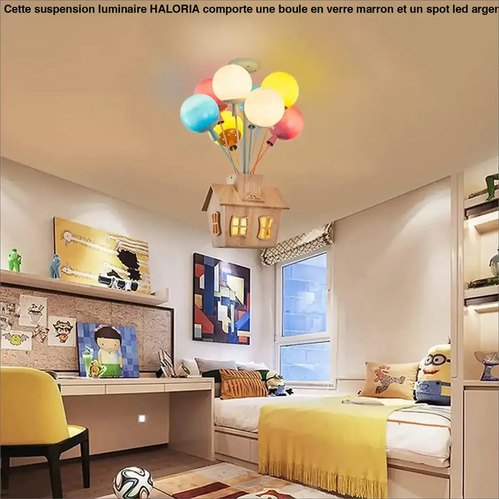 Suspension Luminaire Maison Avec Des Ballons Inspiré Du Film La Haut