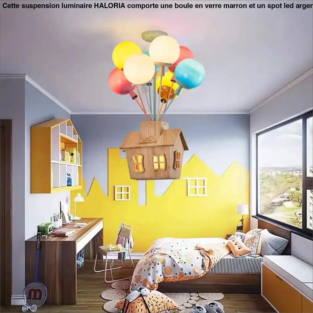 Suspension Luminaire Maison Avec Des Ballons Inspiré Du Film La Haut