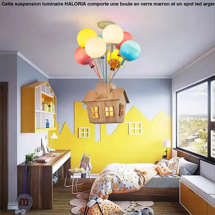 Suspension Luminaire Maison Avec Des Ballons Inspiré Du Film La Haut