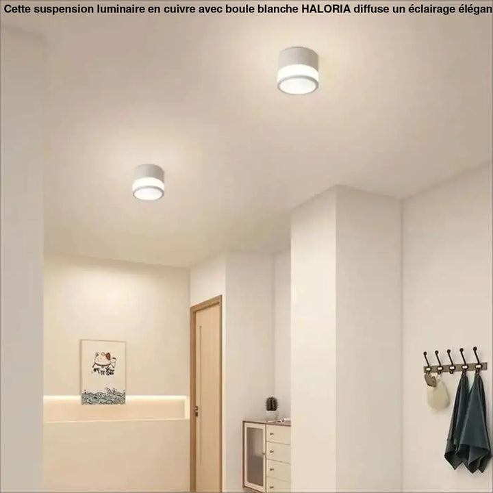 Plafonnier led cylindre design moderne style minimaliste