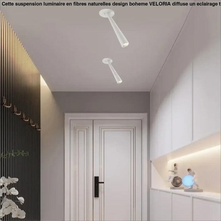 Plafonnier spot encastré design tube contemporain élégant