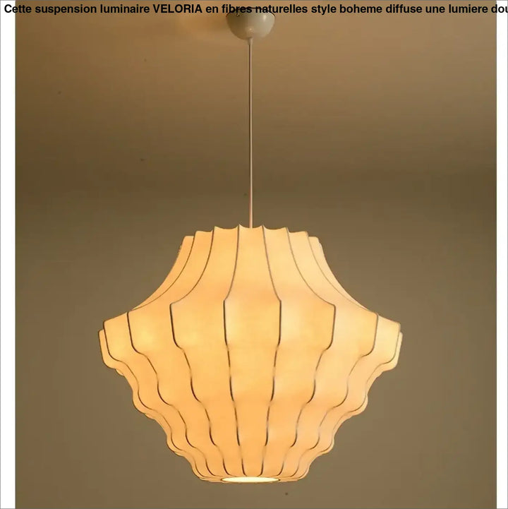Suspension design organique blanche moderne style pur