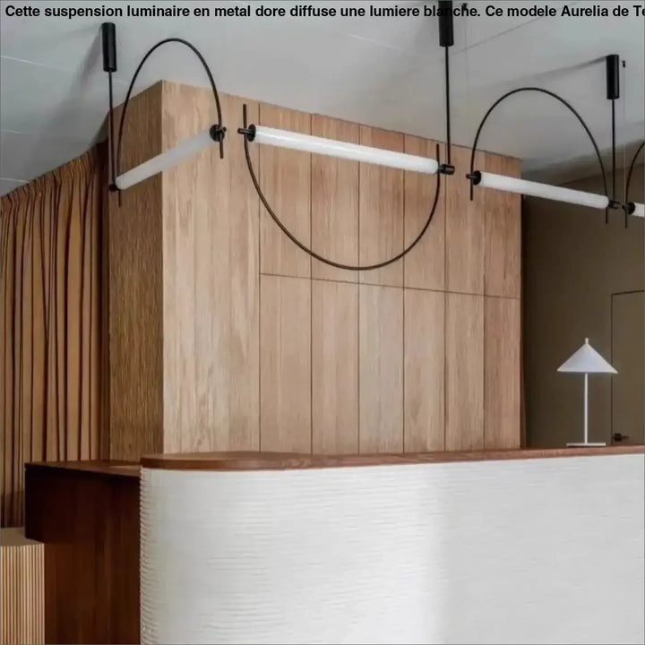 Suspension décorative design géométrique moderne