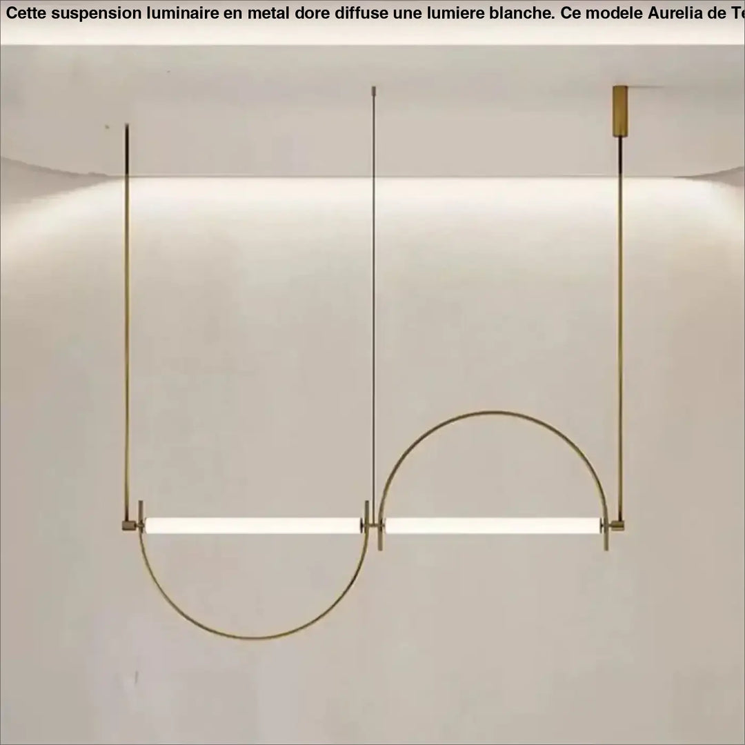 Suspension décorative design géométrique moderne