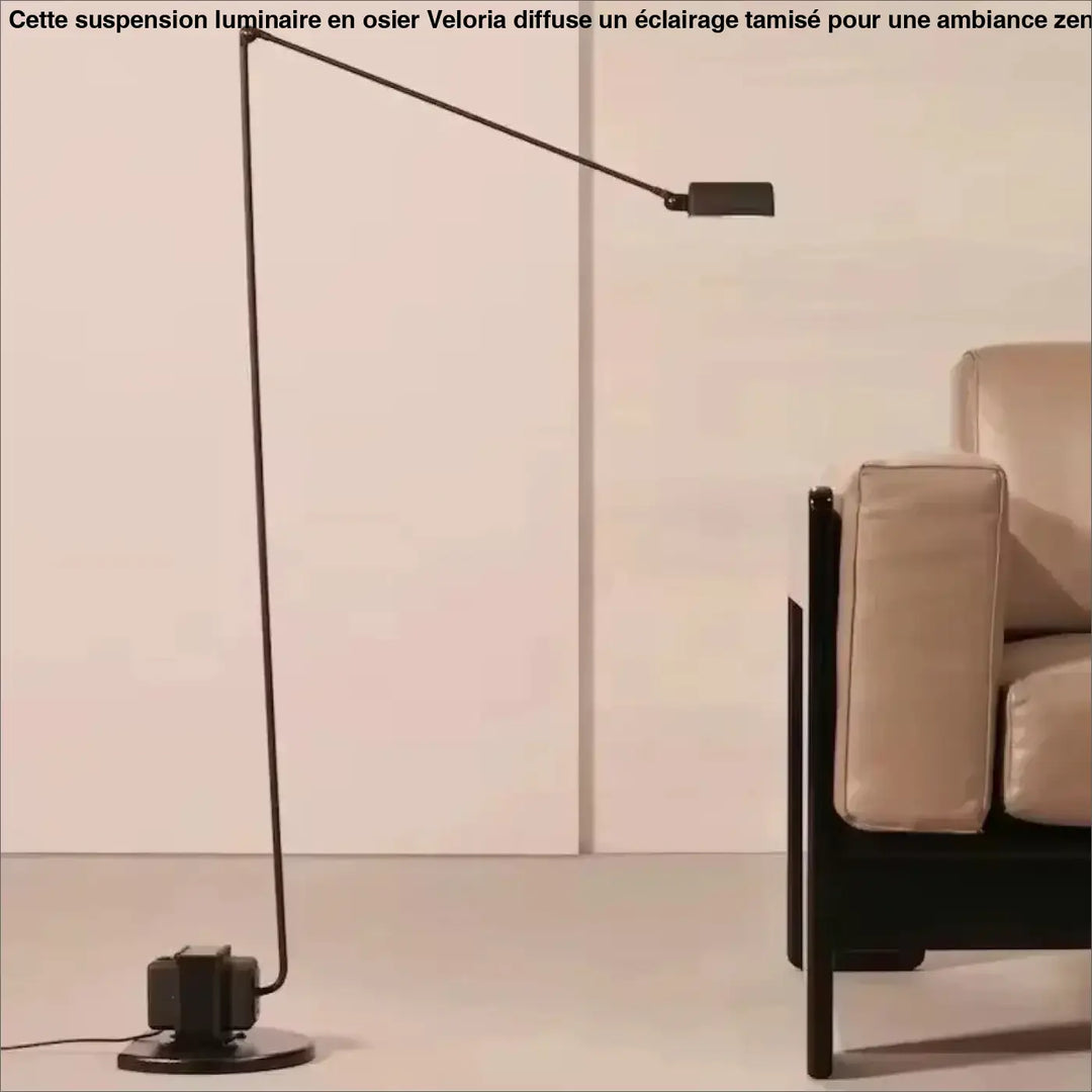 Lampadaire design articulé style architecte au design contemporain