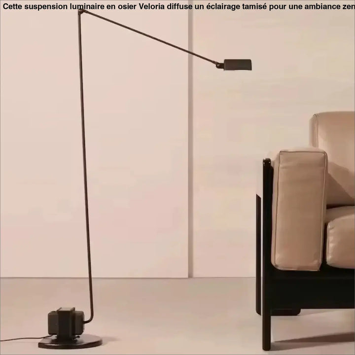 Lampadaire design articulé style architecte au design contemporain