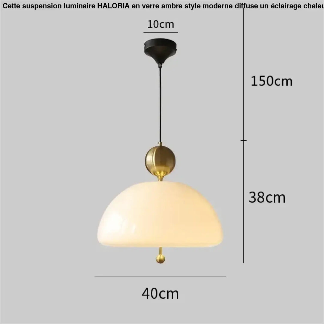 Suspension luminaire moderne en verre opalin élégant