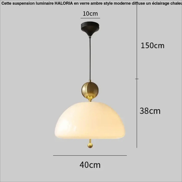 Suspension luminaire moderne en verre opalin élégant