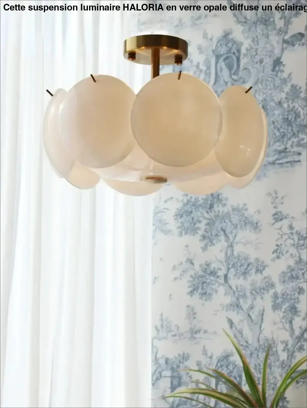 Cream White Glass Ceiling Light Modern Minimalist Retro Ceiling Chandeliers Living Room Dining Room Bedroom Light home
