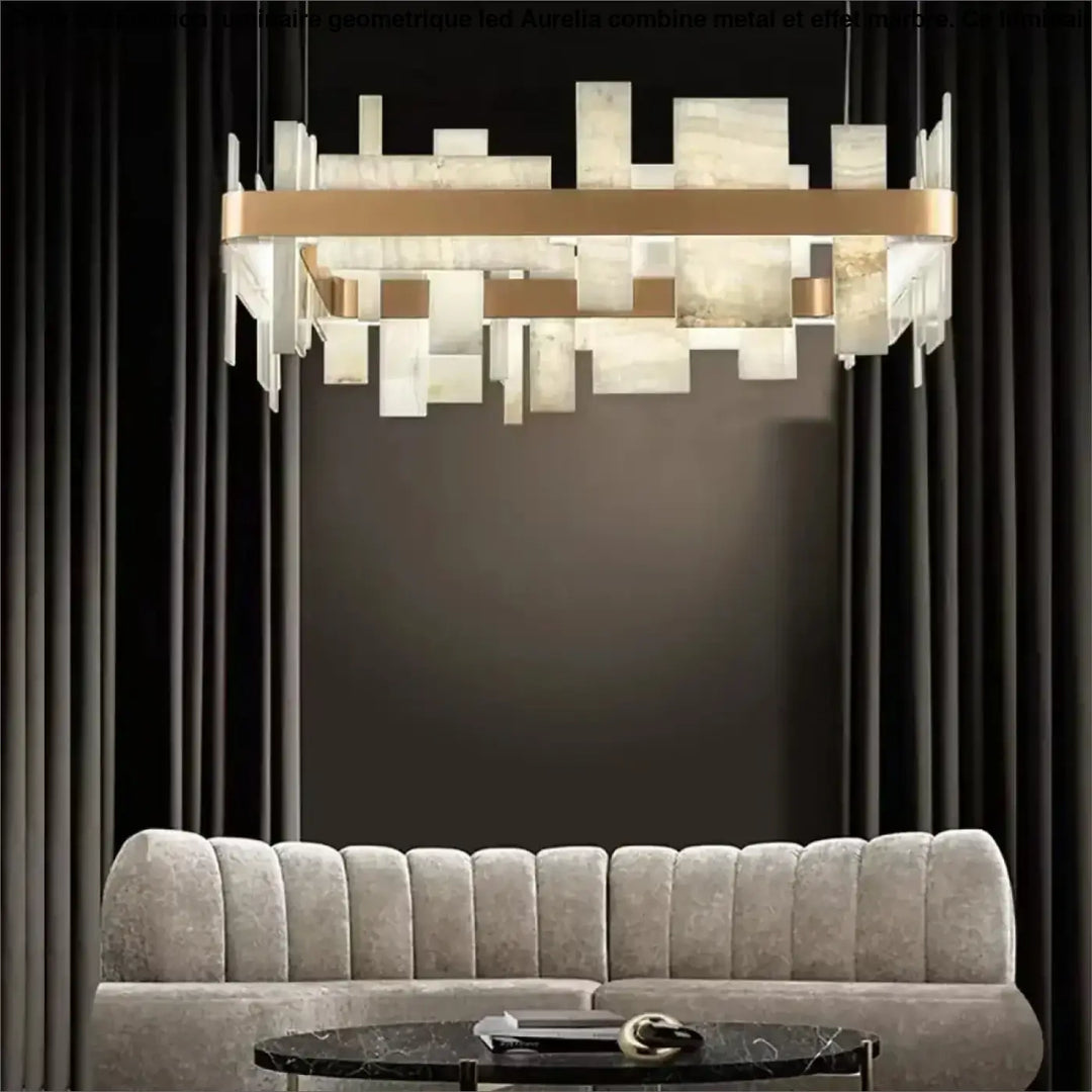Suspension Luminaire Géométrique LED Moderne