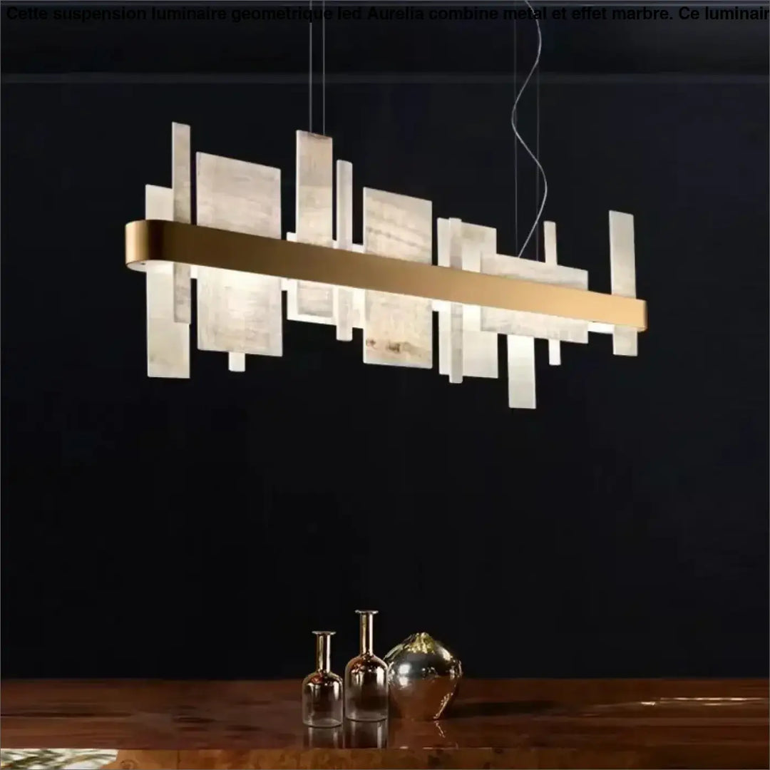 Suspension Luminaire Géométrique LED Moderne