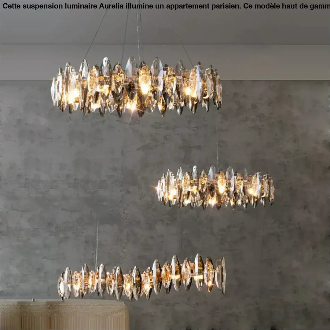Suspension luminaire haut de gamme pour appartement parisien

