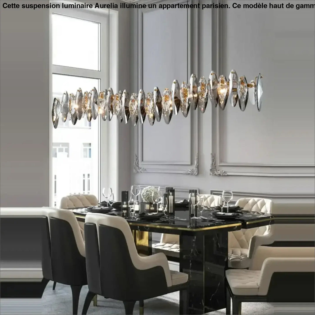 Suspension luminaire haut de gamme pour appartement parisien


