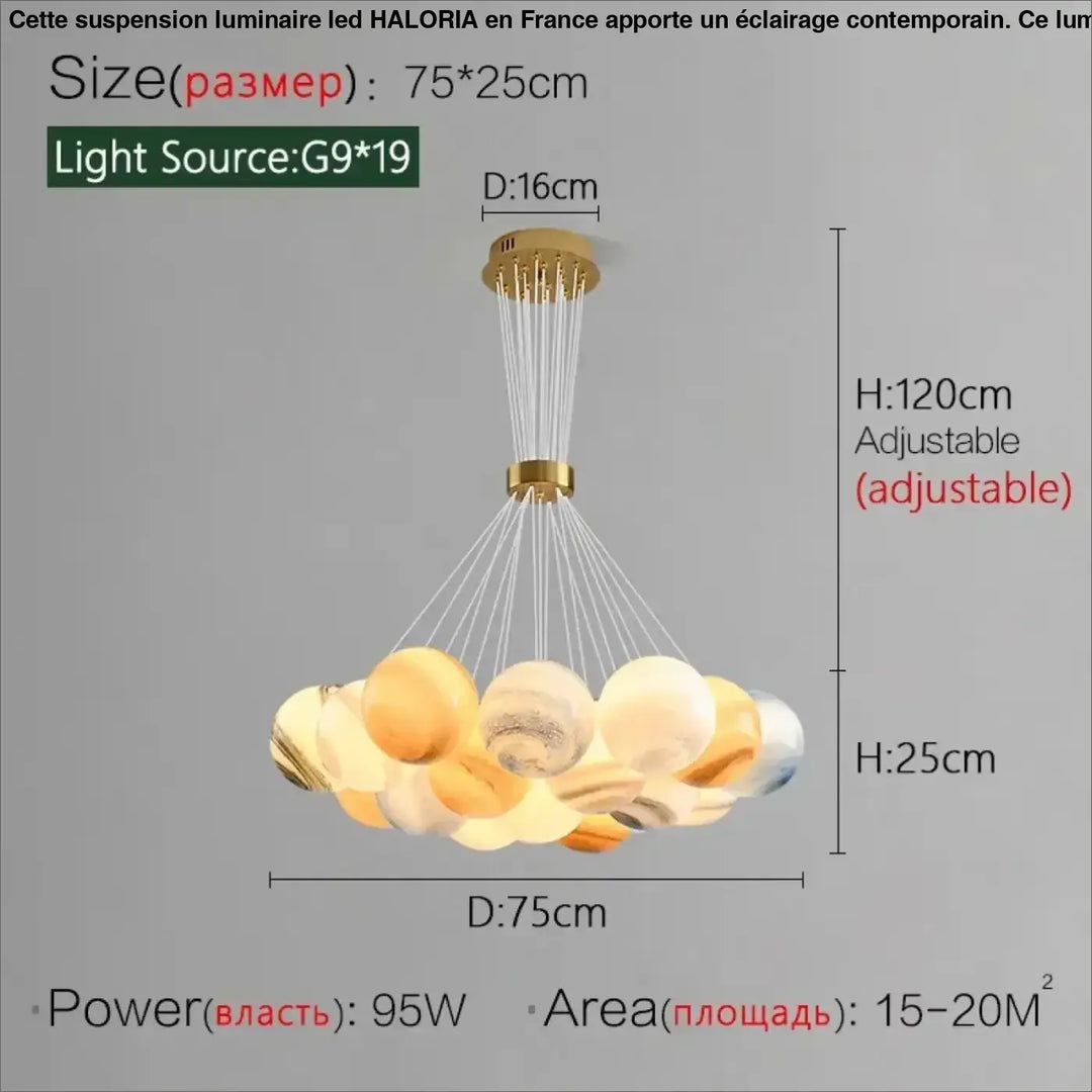 Nordic Round Glass Lamp Ball Postmodern Restaurant Bedroom Living Room Chandeliers Home Decoration Lusters Luminaires