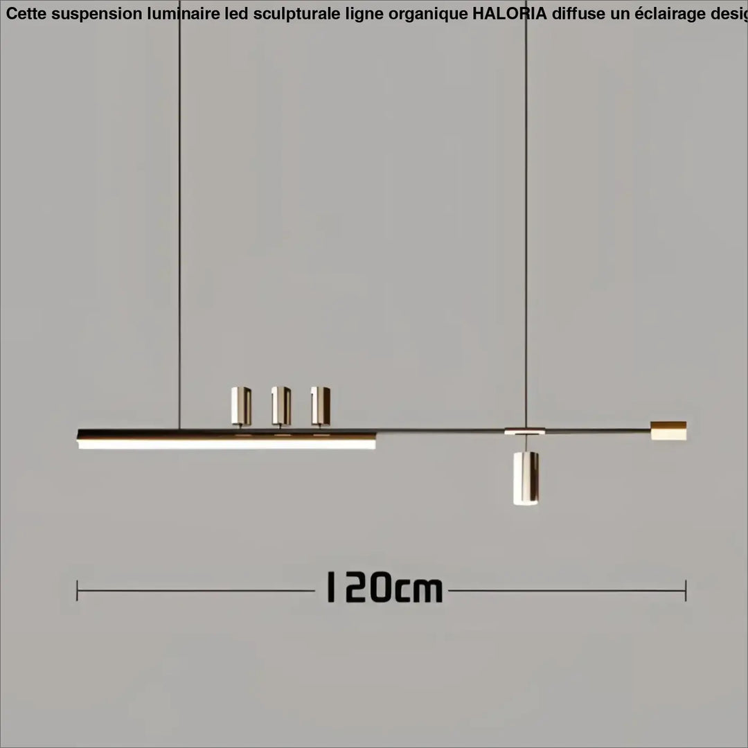 Suspension design led linéaire éclairage architecte chic