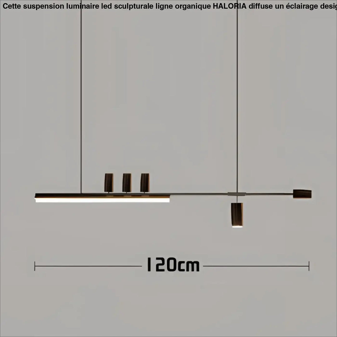 Suspension design led linéaire éclairage architecte chic
