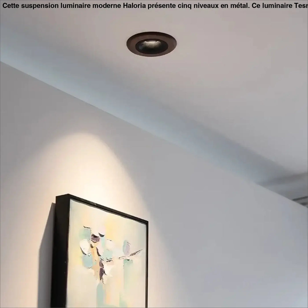 Plafonnier bois design moderne et élégant style minimaliste
