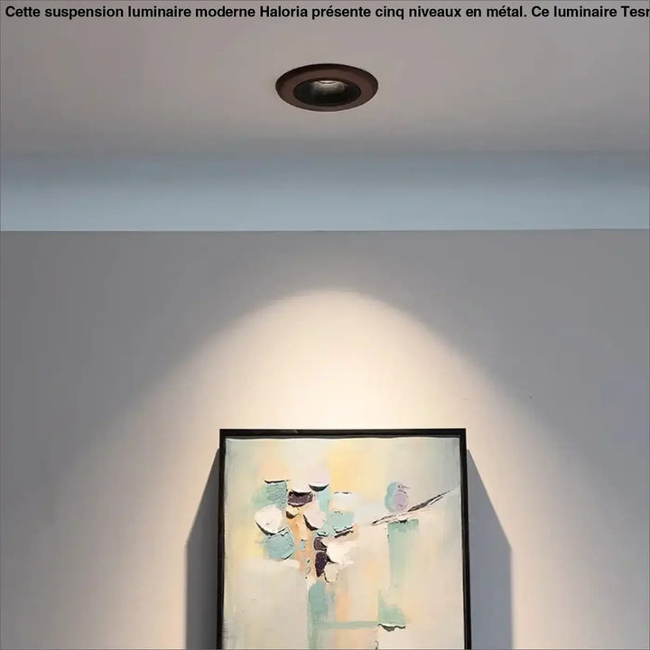Plafonnier bois design moderne et élégant style minimaliste