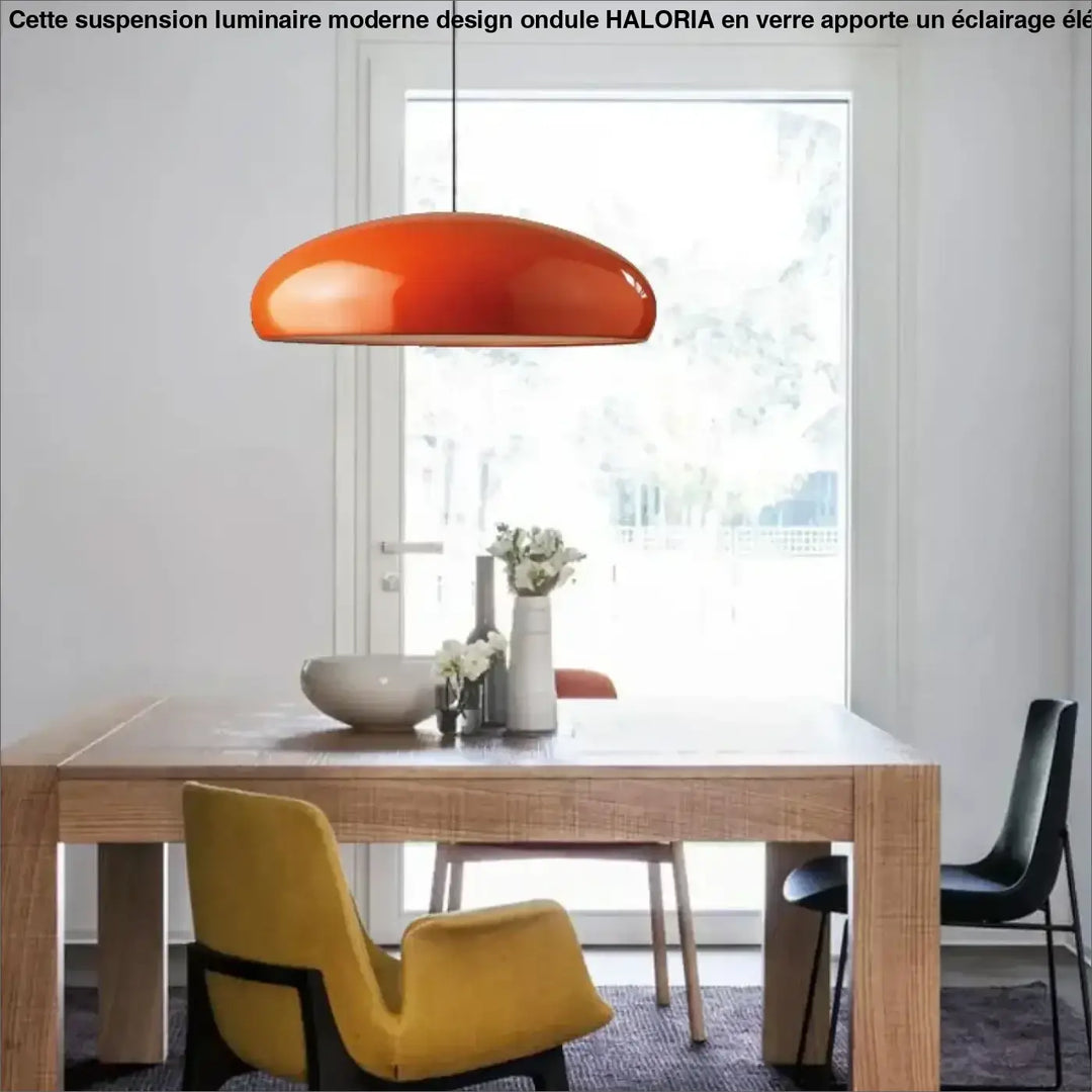 Suspension design moderne en métal laqué