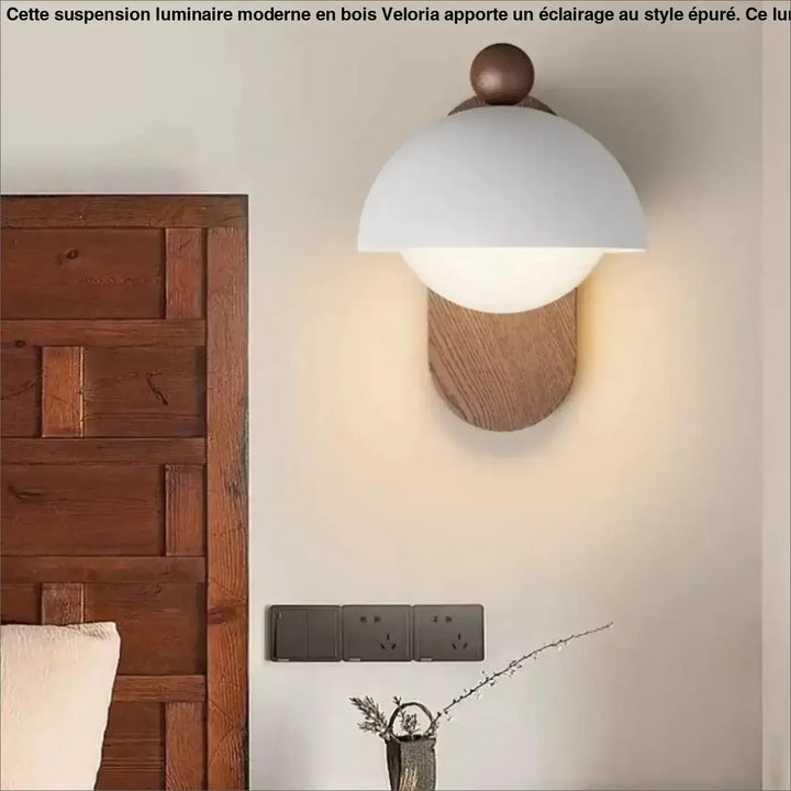 Applique murale design aluminium style nordique ambiance