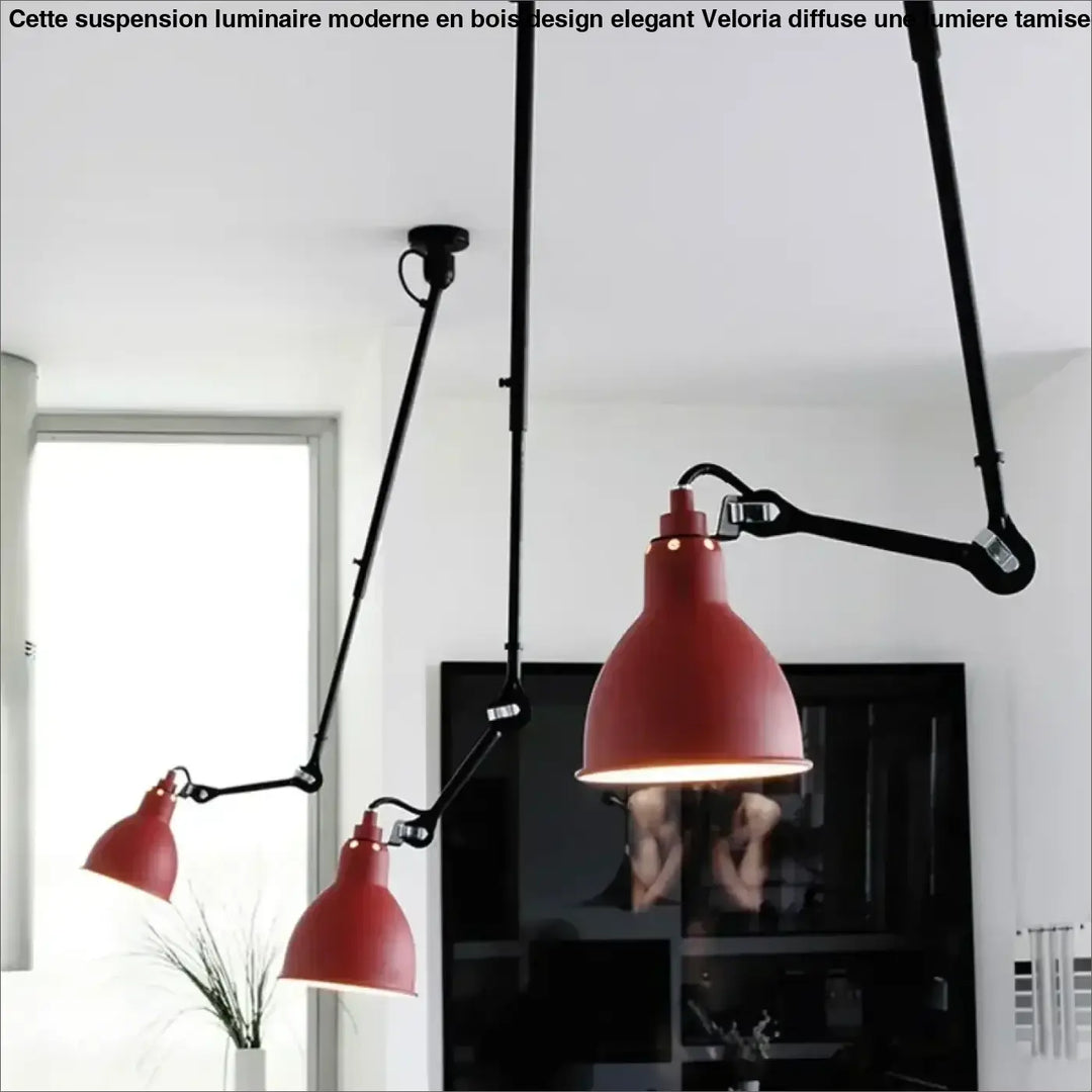 Suspension vintage en céramique et détail cuivre style rétro