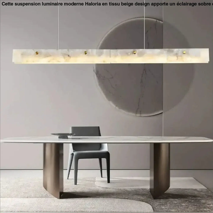 Suspension Luminaire Moderne En Marbre Naturel Design Élégant