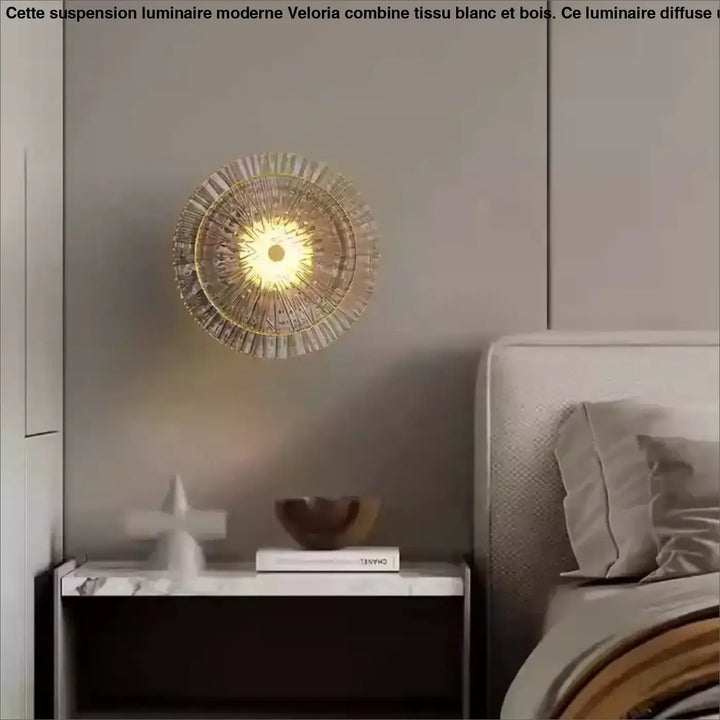 Applique led style soleil pour ambiance chic élégant