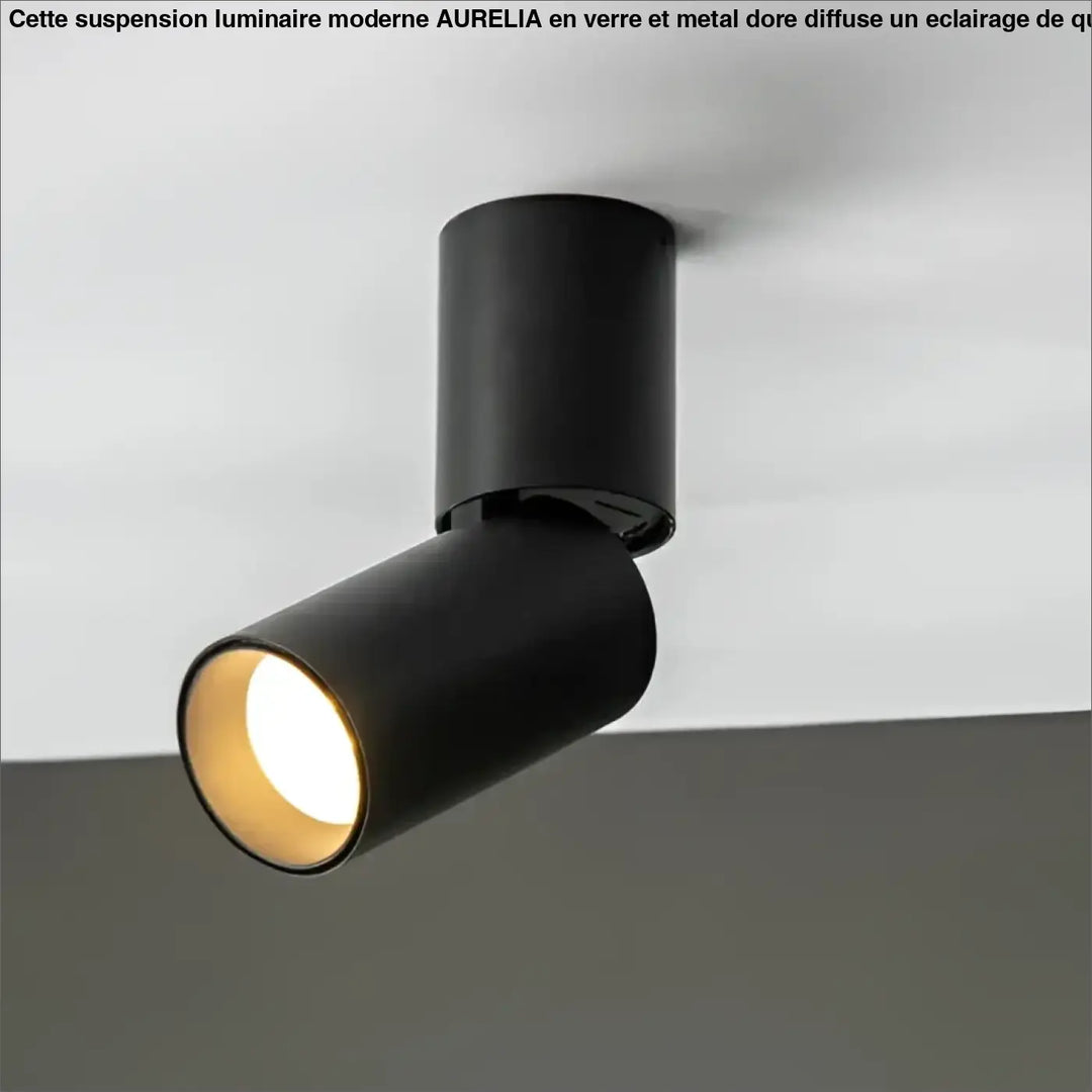Luminaire plafonnier spot led moderne design minimaliste