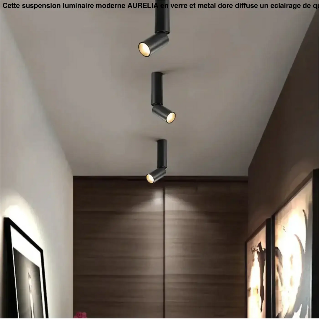 Luminaire plafonnier spot led moderne design minimaliste