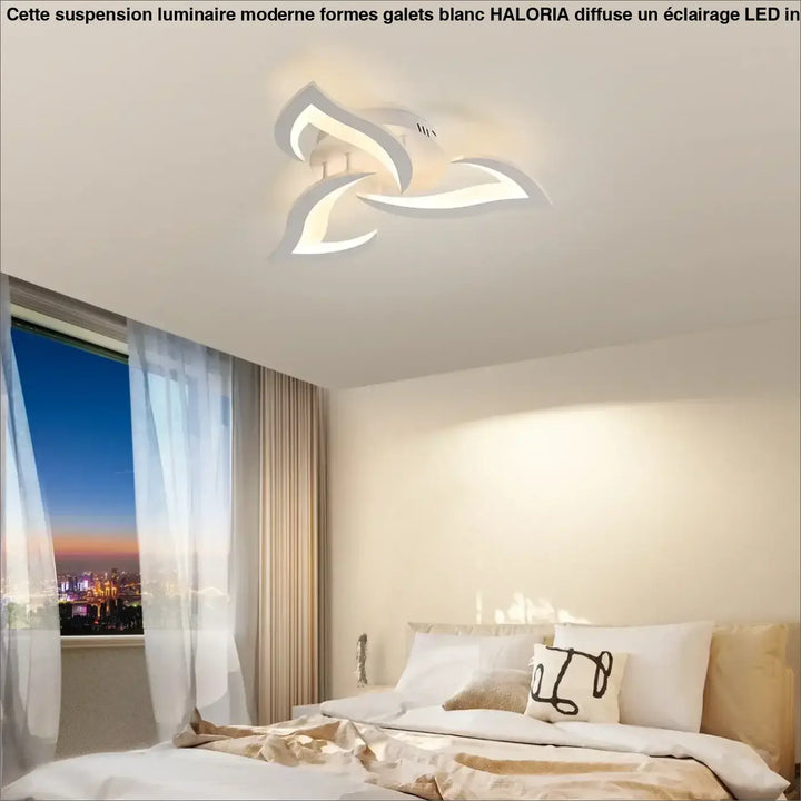 Plafonnier LED Blanc Design Original Pour Intérieur Moderne