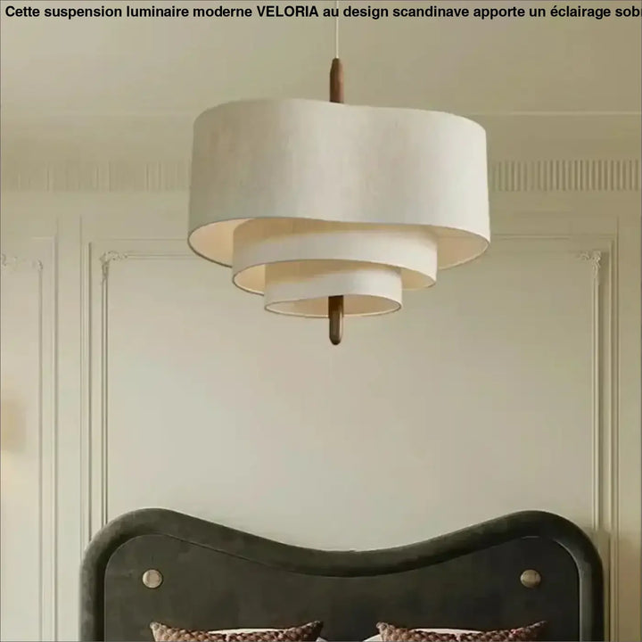 Suspension luminaire moderne pour salon au design scandinave

