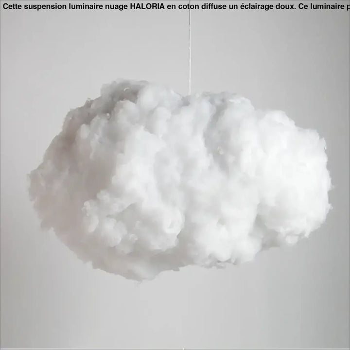 Suspension luminaire nuage en cotton pour intérieur moderne

