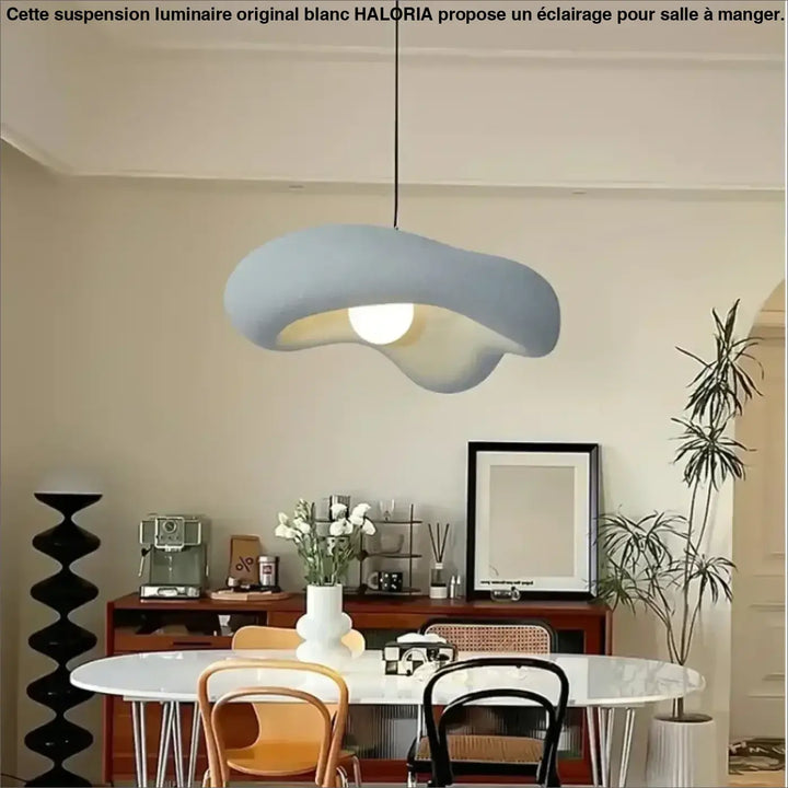 Suspension Luminaire Original Blanc Moderne Forme Nuageuse